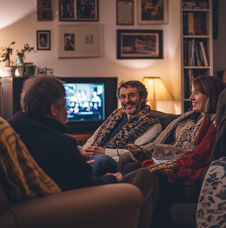 Soirée conviviale en immersion linguistique en France